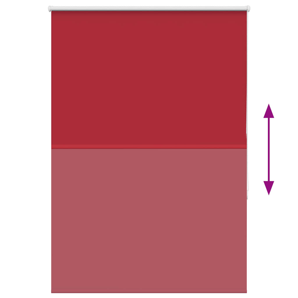 vidaXL Roleta zaciemniająca Red 115x150 cm Szerokość tkaniny 110,7 cm