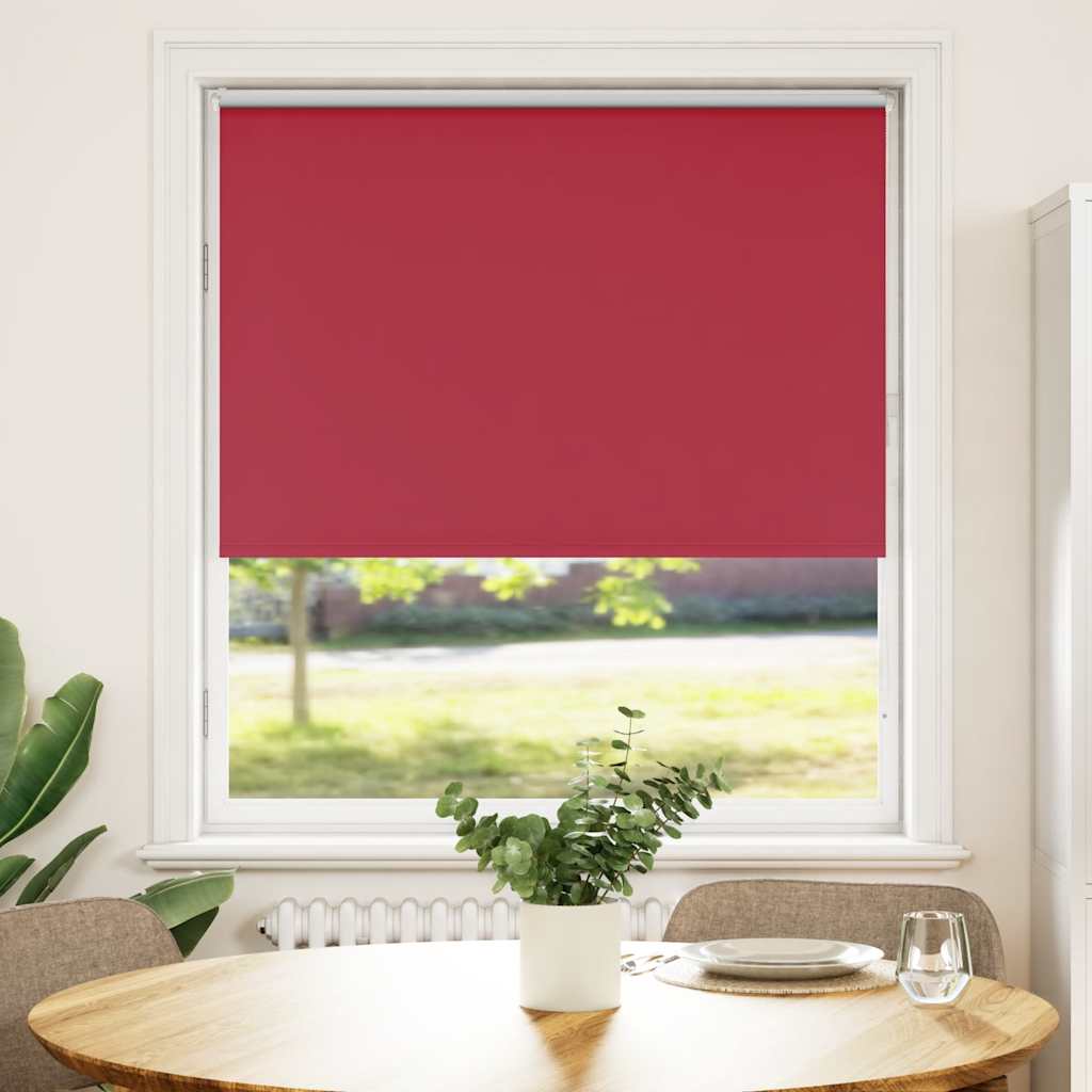vidaXL Roleta zaciemniająca Red 115x150 cm Szerokość tkaniny 110,7 cm