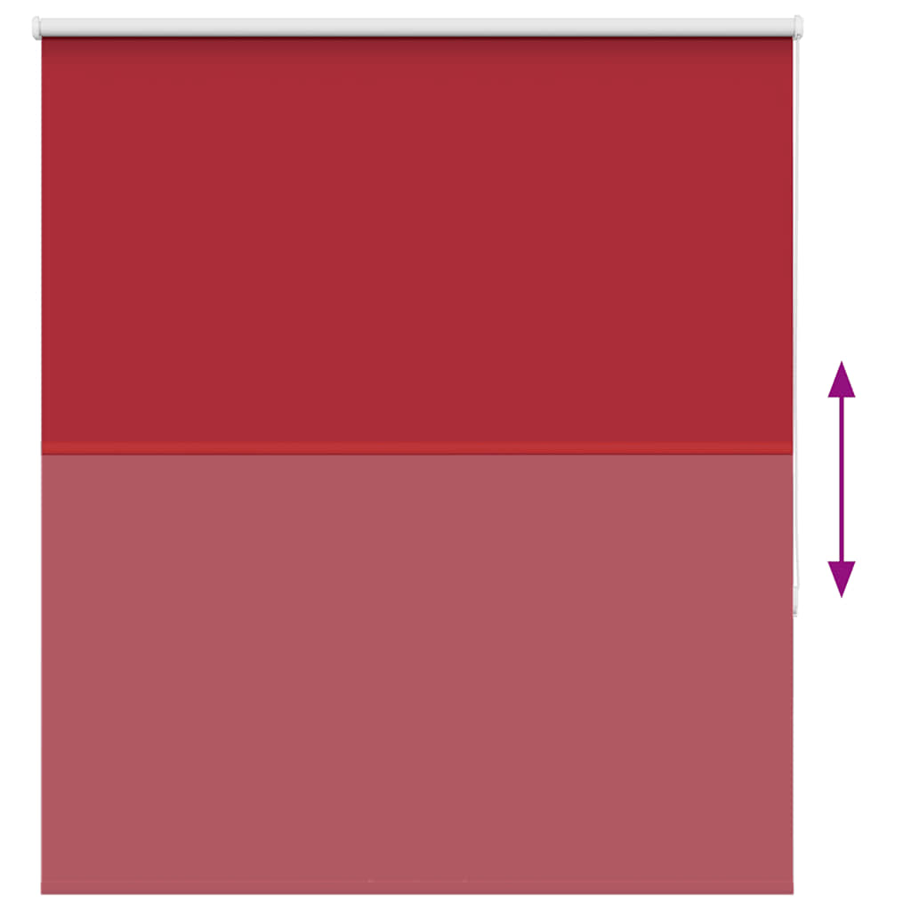 vidaXL Roleta zaciemniająca Red 135x150 cm Szerokość tkaniny 131,6 cm