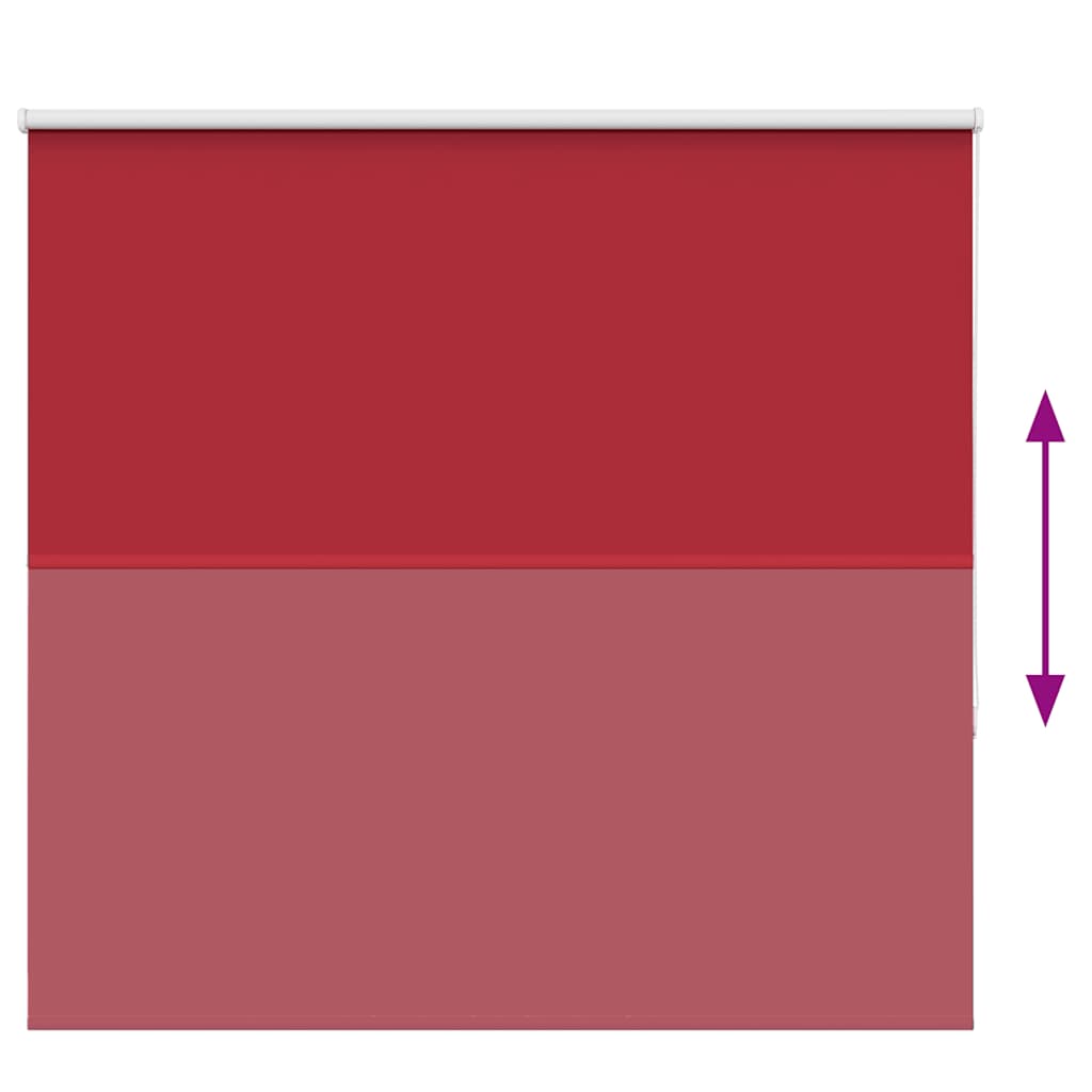 vidaXL Roleta zaciemniająca Red 165x150 cm Szerokość tkaniny 161,6 cm