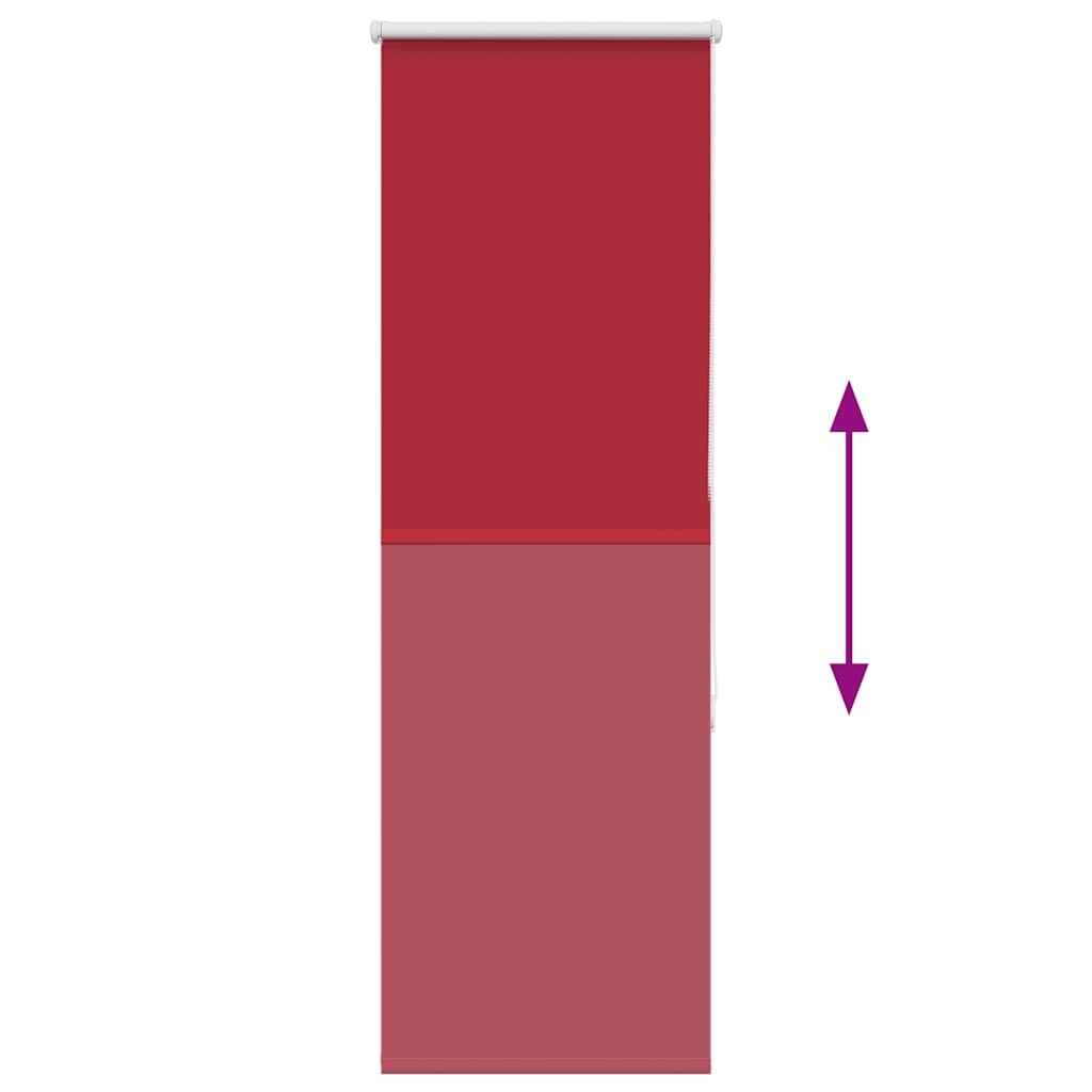 vidaXL Roleta zaciemniająca Red 40x175 cm Szerokość tkaniny 35,7 cm