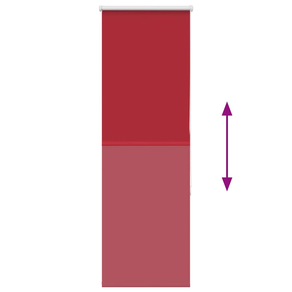 vidaXL Roleta zaciemniająca Red 50x175 cm Szerokość tkaniny 45,7 cm