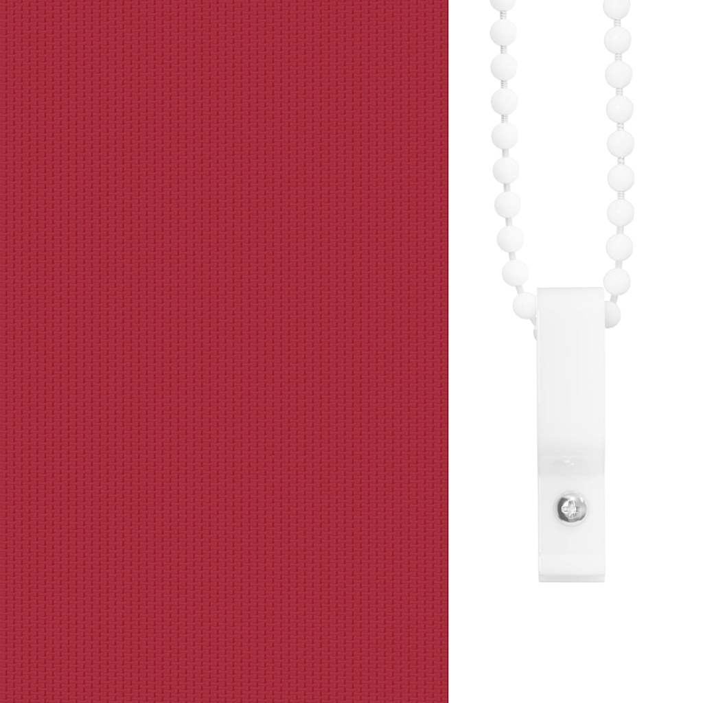 vidaXL Roleta zaciemniająca Red 50x175 cm Szerokość tkaniny 45,7 cm