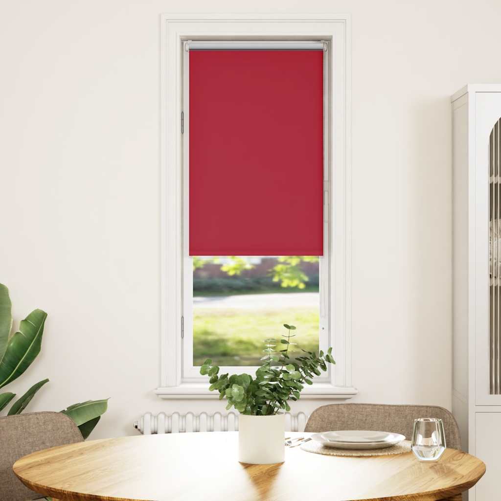 vidaXL Roleta zaciemniająca Red 50x175 cm Szerokość tkaniny 45,7 cm