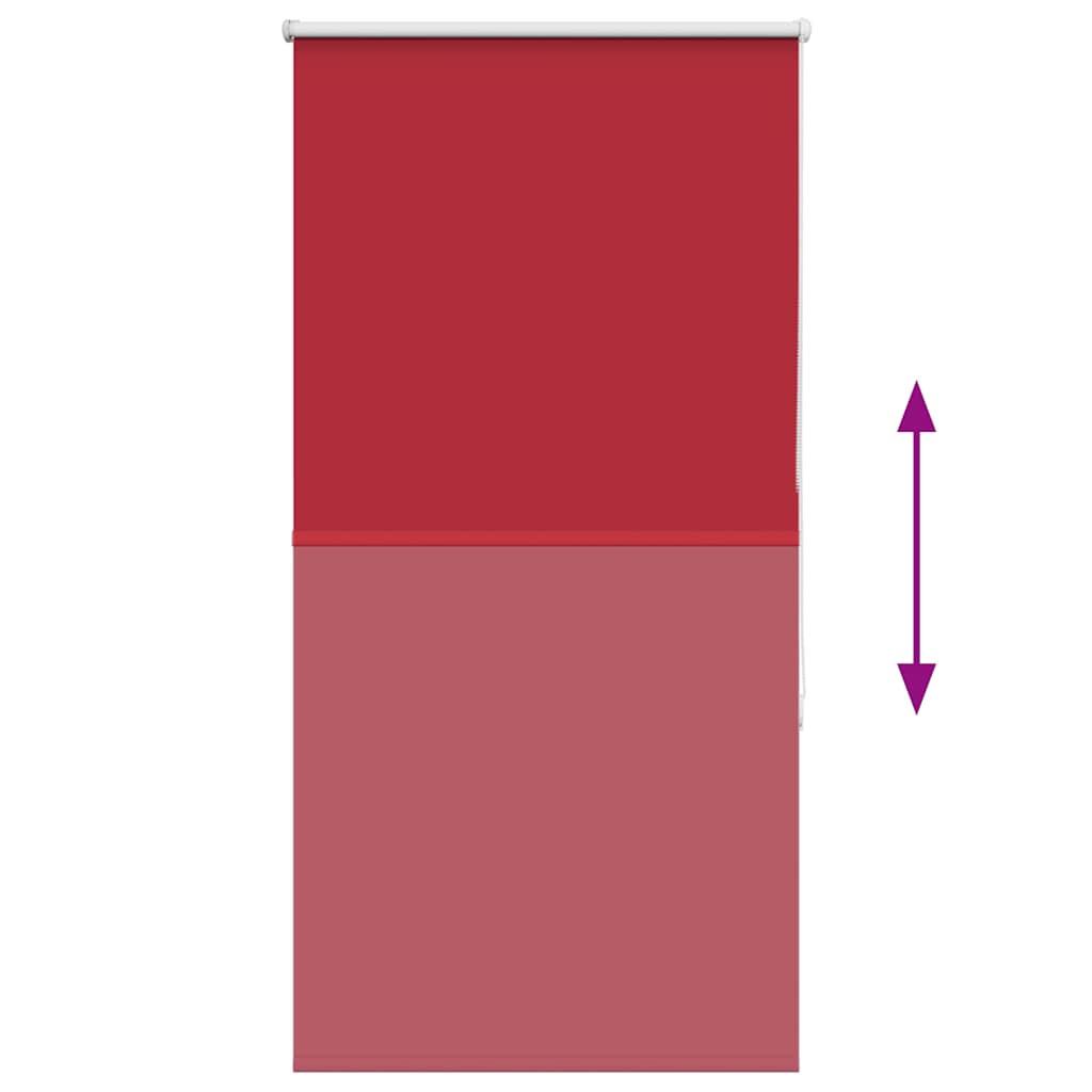 vidaXL Roleta zaciemniająca Red 65x175 cm Szerokość tkaniny 60,7 cm