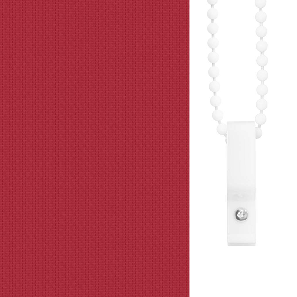 vidaXL Roleta zaciemniająca Red 145x175 cm Szerokość tkaniny 141,6 cm