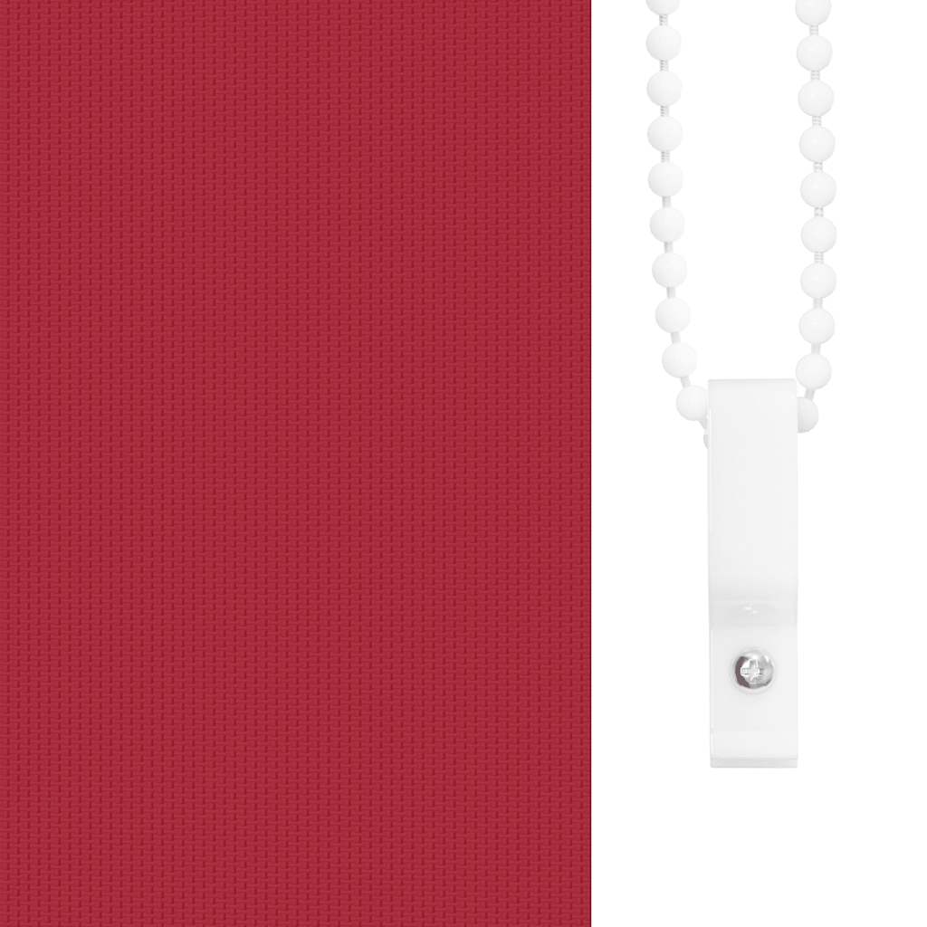 vidaXL Roleta zaciemniająca Red 155x175 cm Szerokość tkaniny 151,6 cm