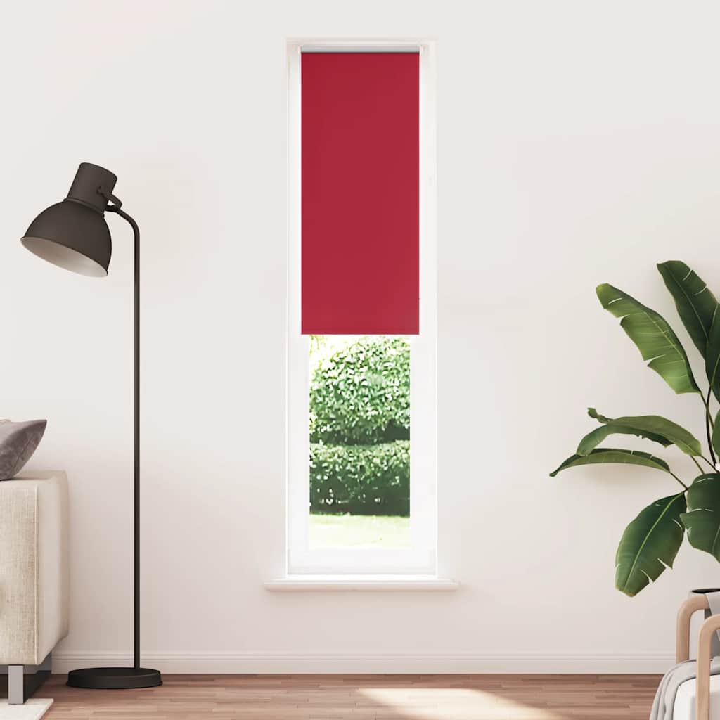 vidaXL Roleta zaciemniająca Red 40x210 cm Szerokość tkaniny 35,7 cm