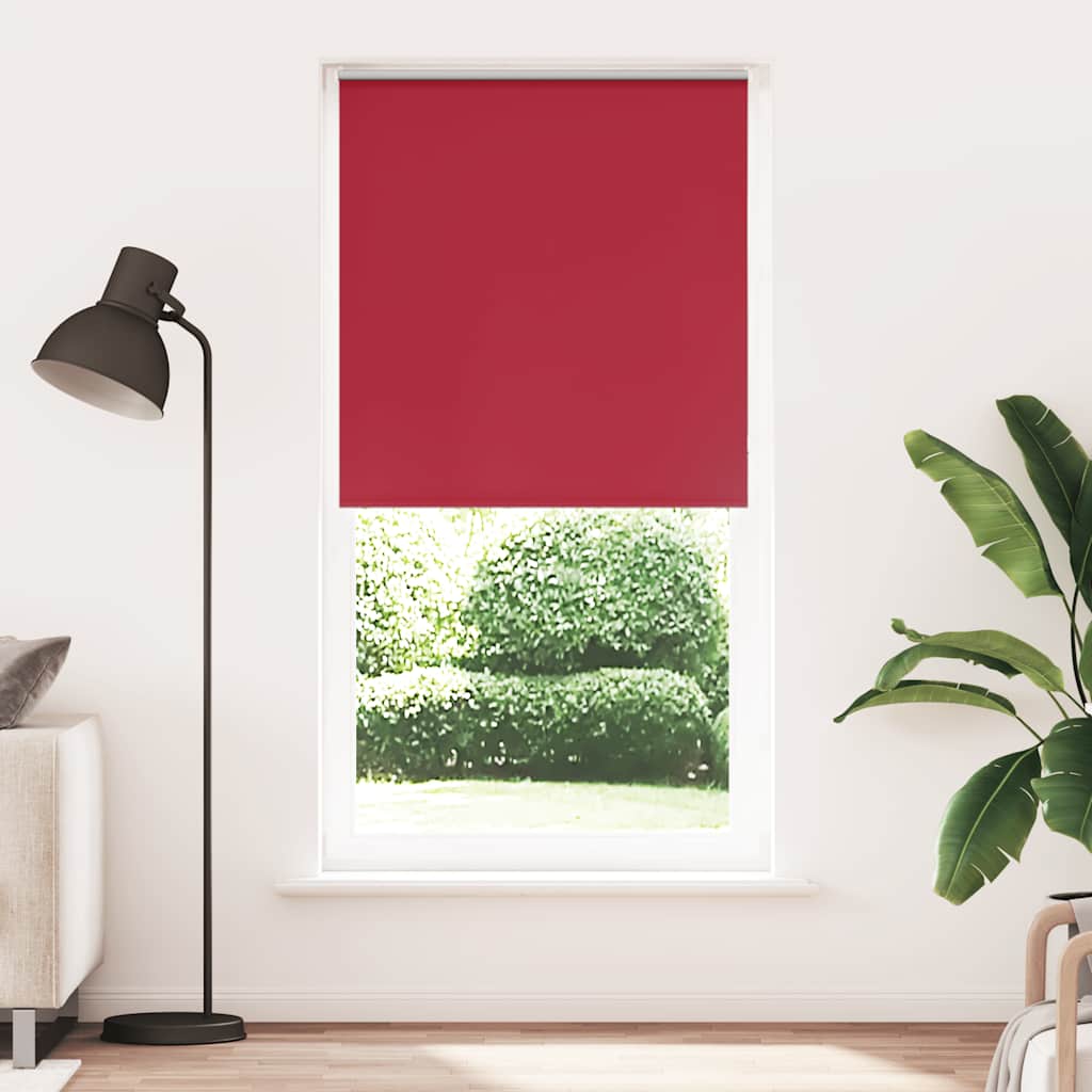 vidaXL Roleta zaciemniająca Red 110x210 cm Szerokość tkaniny 105,7 cm