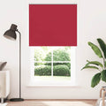 vidaXL Roleta zaciemniająca Red 135x210 cm Szerokość tkaniny 131,6 cm