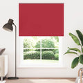 vidaXL Roleta zaciemniająca Red 145x210 cm Szerokość tkaniny 141,6 cm