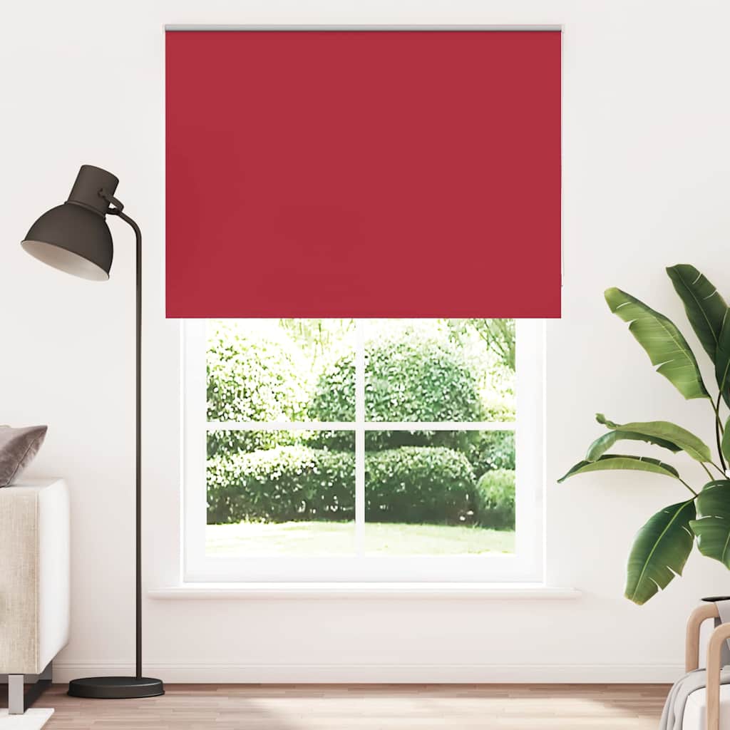 vidaXL Roleta zaciemniająca Red 145x210 cm Szerokość tkaniny 141,6 cm