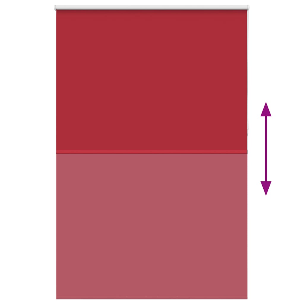 vidaXL Roleta zaciemniająca Red 155x210 cm Szerokość tkaniny 151,6 cm