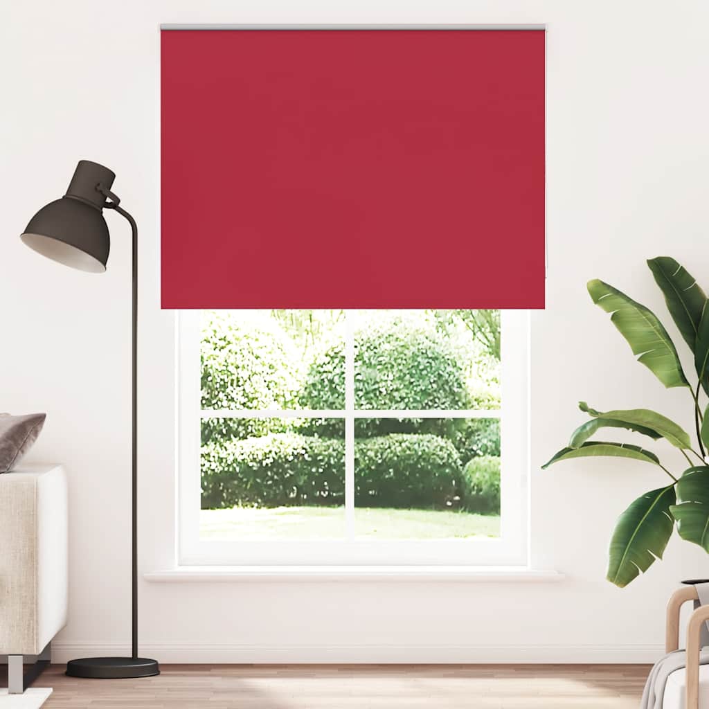 vidaXL Roleta zaciemniająca Red 155x210 cm Szerokość tkaniny 151,6 cm