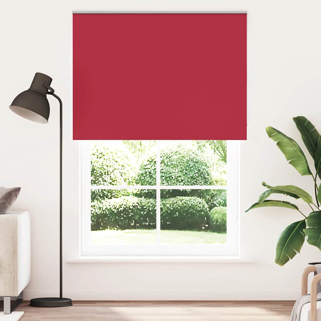 vidaXL Roleta zaciemniająca Red 160x210 cm Szerokość tkaniny 156,6 cm