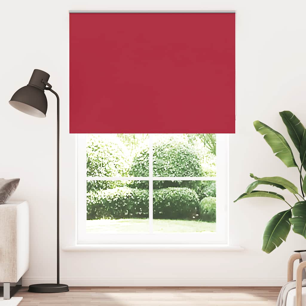vidaXL Roleta zaciemniająca Red 165x210 cm Szerokość tkaniny 161,6 cm