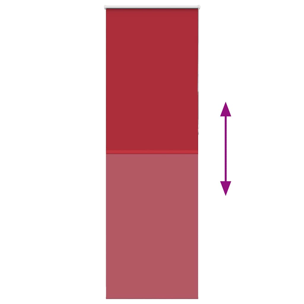 vidaXL Roleta zaciemniająca Red 85x230 cm Szerokość tkaniny 80,7 cm