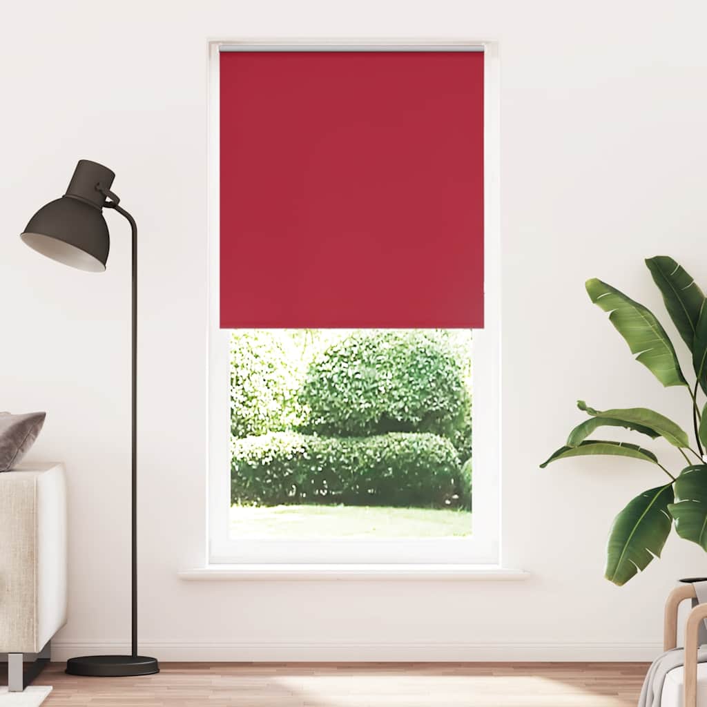 vidaXL Roleta zaciemniająca Red 110x230 cm Szerokość tkaniny 105,7 cm