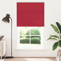 vidaXL Roleta zaciemniająca Red 125x230 cm Szerokość tkaniny 121,6 cm