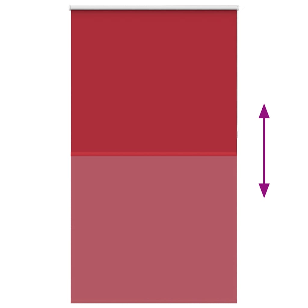 vidaXL Roleta zaciemniająca Red 140x230 cm Szerokość tkaniny 136,6 cm