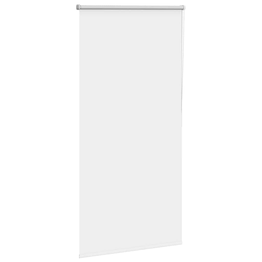 vidaXL Roleta zaciemniająca biała 75x130 cm Szerokość tkaniny 70,7 cm