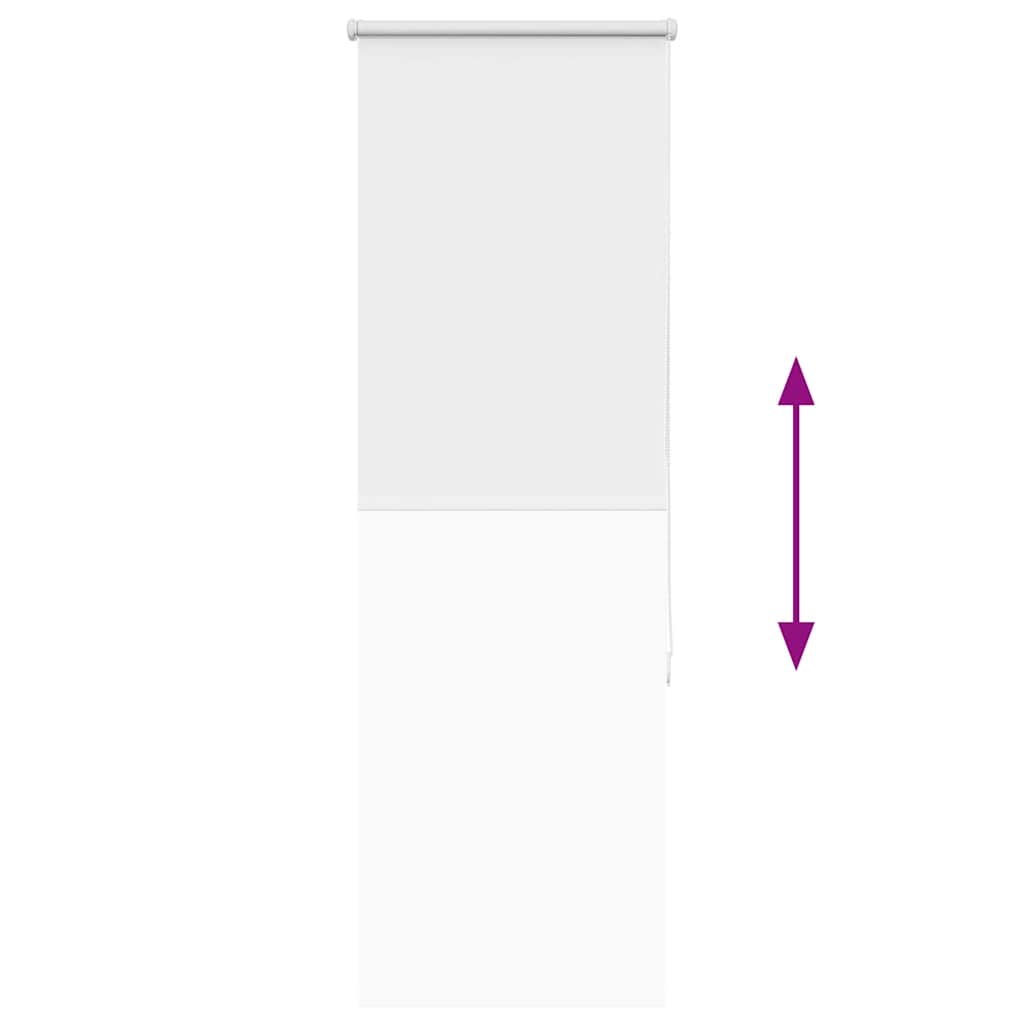 vidaXL Roleta zaciemniająca biała 60x150 cm Szerokość tkaniny 55,7 cm
