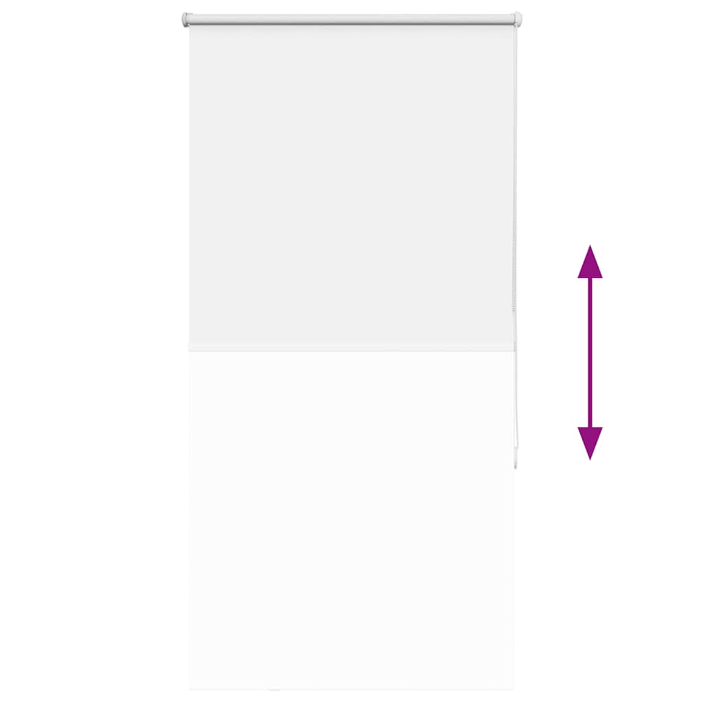 vidaXL Roleta zaciemniająca biała 70x150 cm Szerokość tkaniny 65,7 cm