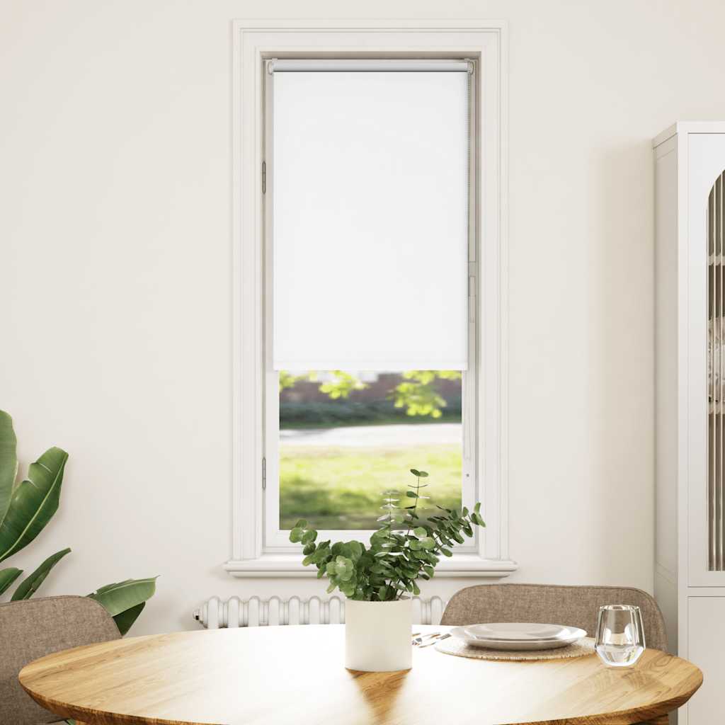vidaXL Roleta zaciemniająca biała 55x175 cm Szerokość tkaniny 50,7 cm