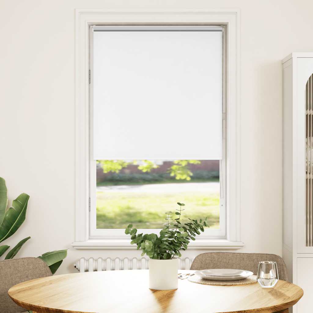 vidaXL Roleta zaciemniająca biała 65x175 cm Szerokość tkaniny 60,7 cm