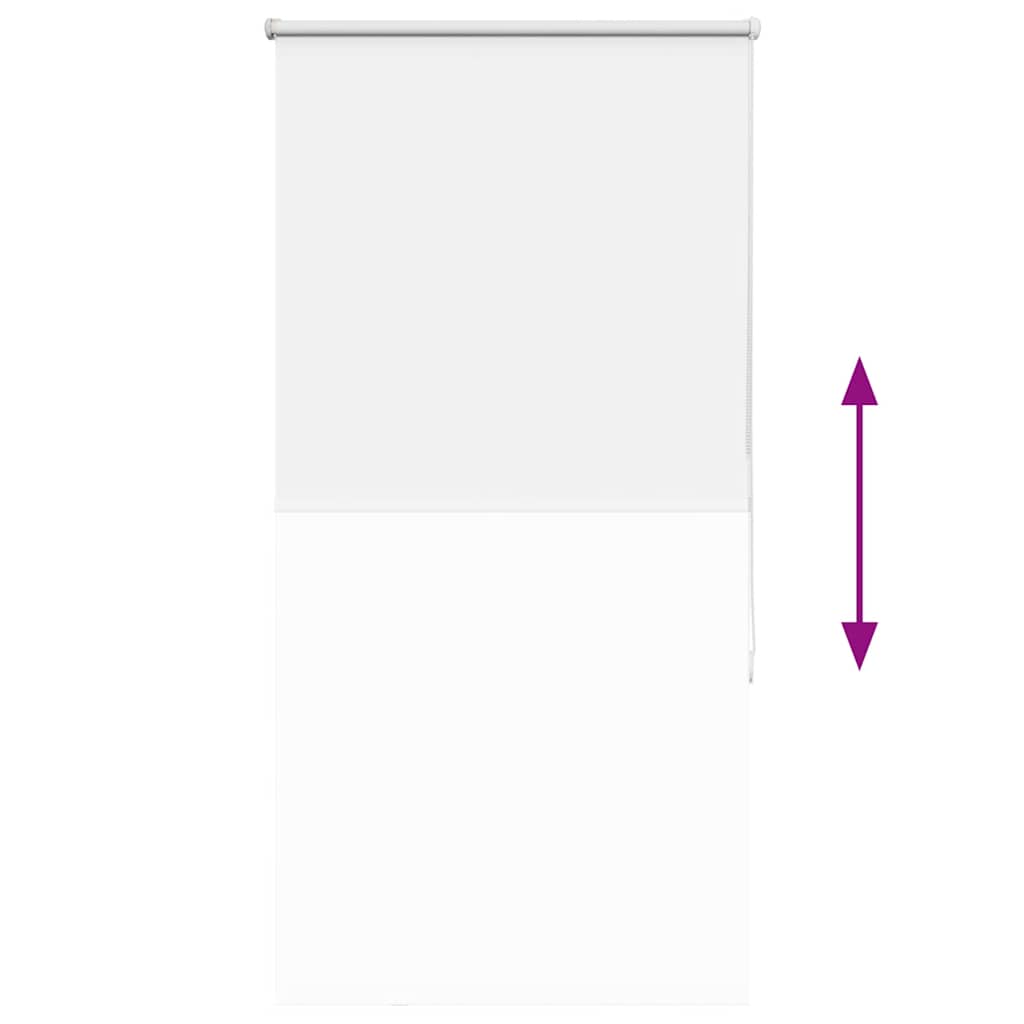 vidaXL Roleta zaciemniająca biała 70x175 cm Szerokość tkaniny 65,7 cm