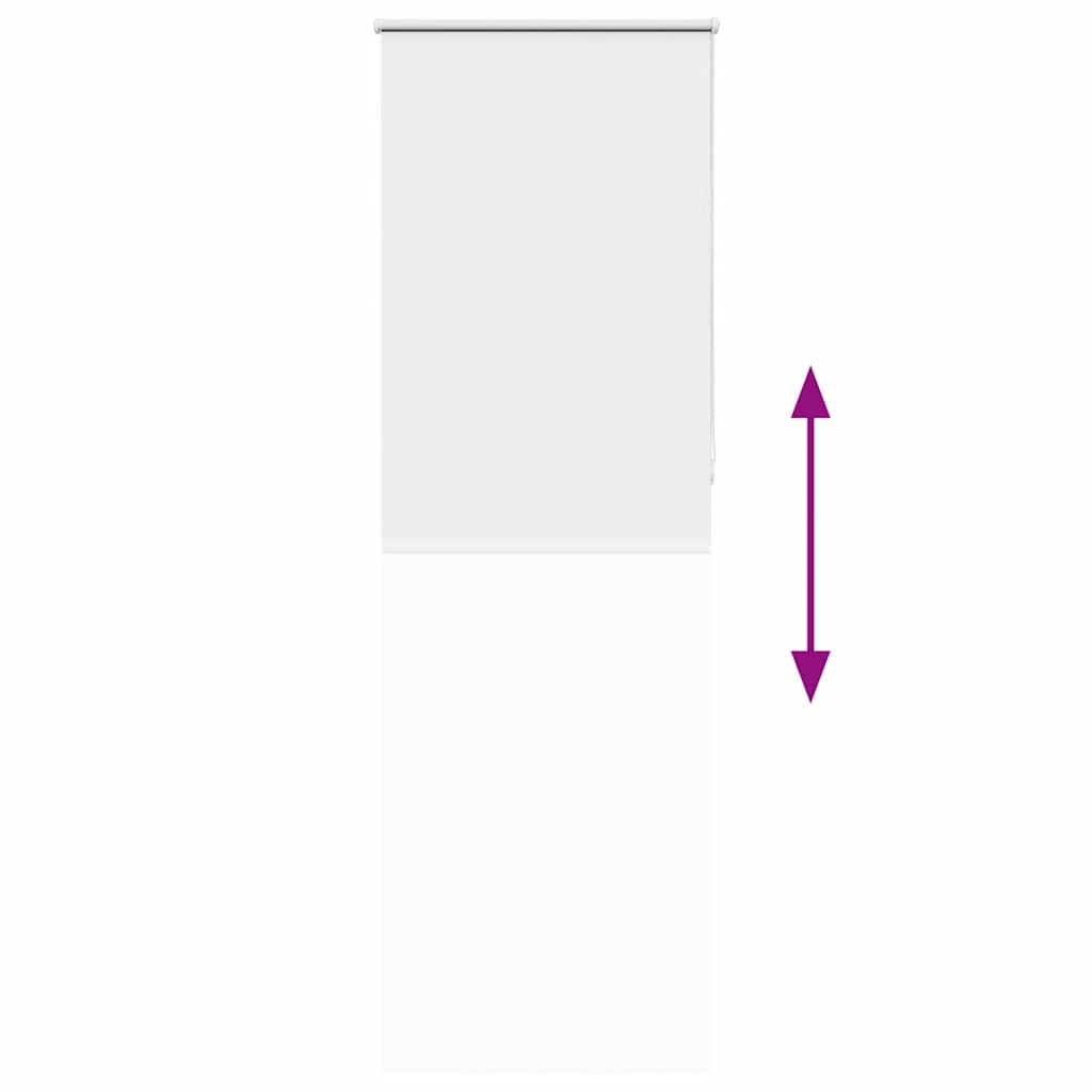 vidaXL Roleta zaciemniająca biała 80x210 cm Szerokość tkaniny 75,7 cm