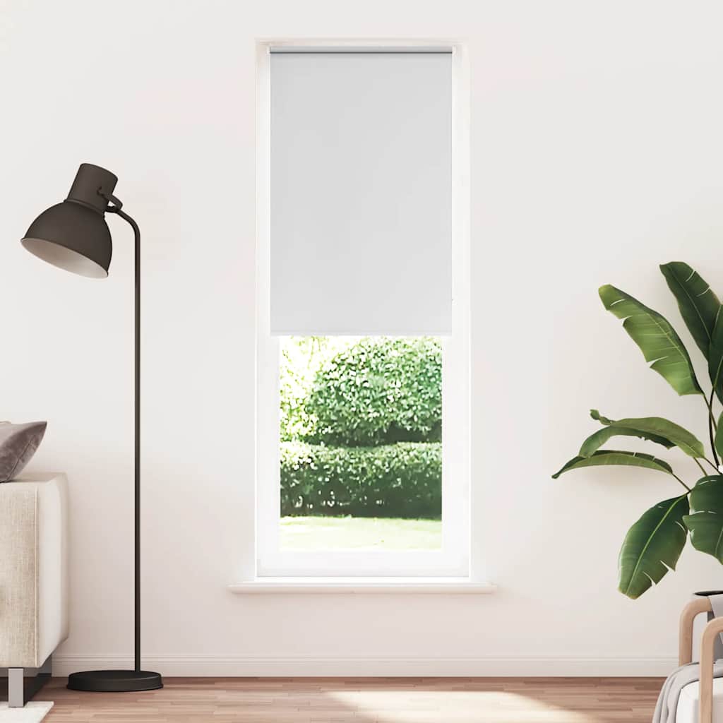 vidaXL Roleta zaciemniająca biała 85x210 cm Szerokość tkaniny 80,7 cm