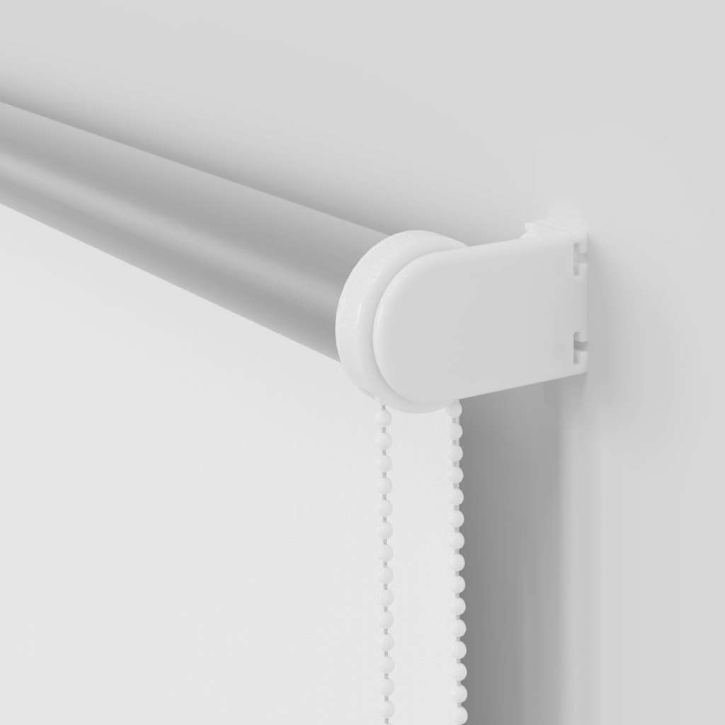 vidaXL Roleta zaciemniająca biała 120x210 cm Szerokość tkaniny 116,6cm