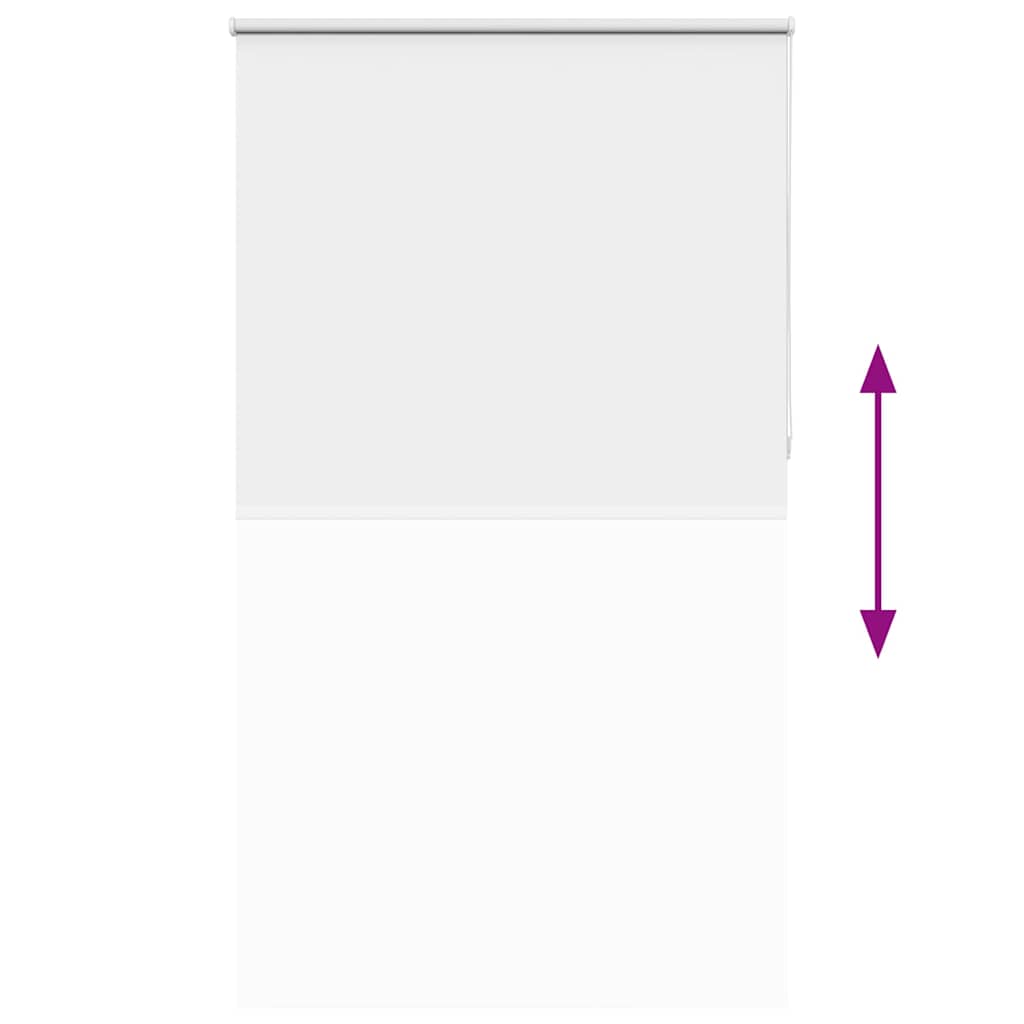 vidaXL Roleta zaciemniająca biała 120x210 cm Szerokość tkaniny 116,6cm