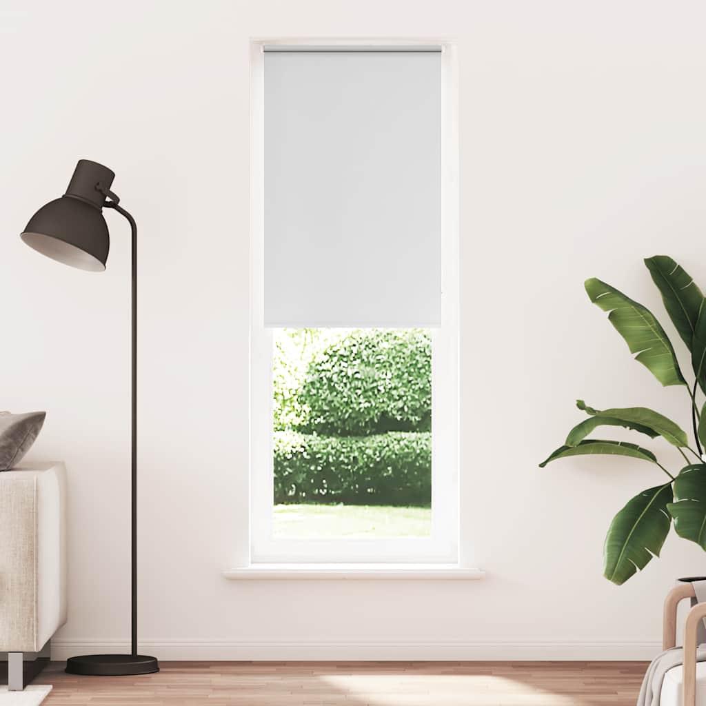 vidaXL Roleta zaciemniająca biała 85x230 cm Szerokość tkaniny 80,7 cm