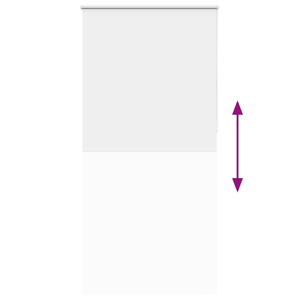 vidaXL Roleta zaciemniająca biała 95x230 cm Szerokość tkaniny 90,7 cm