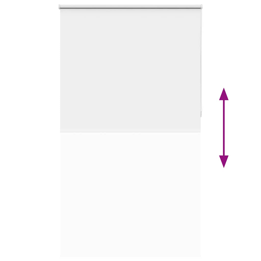 vidaXL Roleta zaciemniająca biała 125x230 cm Szerokość tkaniny 121,6cm
