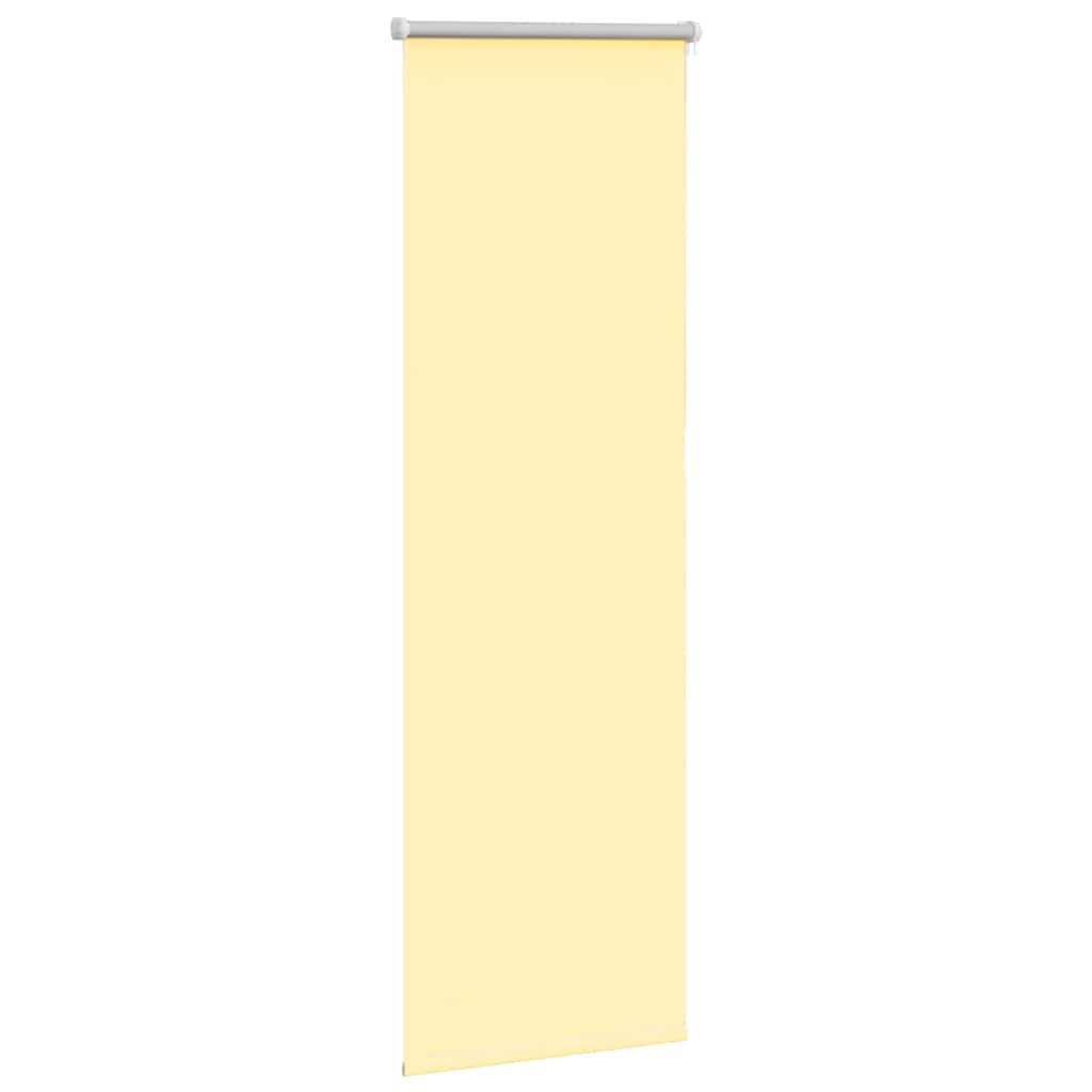 vidaXL Roleta zaciemniająca Żółta 40x130 cm Szerokość tkaniny 35,7cm