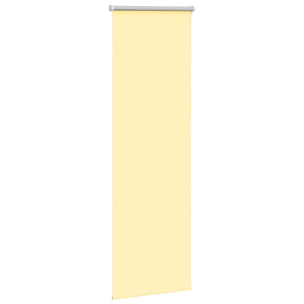 vidaXL Roleta zaciemniająca Żółta 45x130 cm Szerokość tkaniny 40,7 cm
