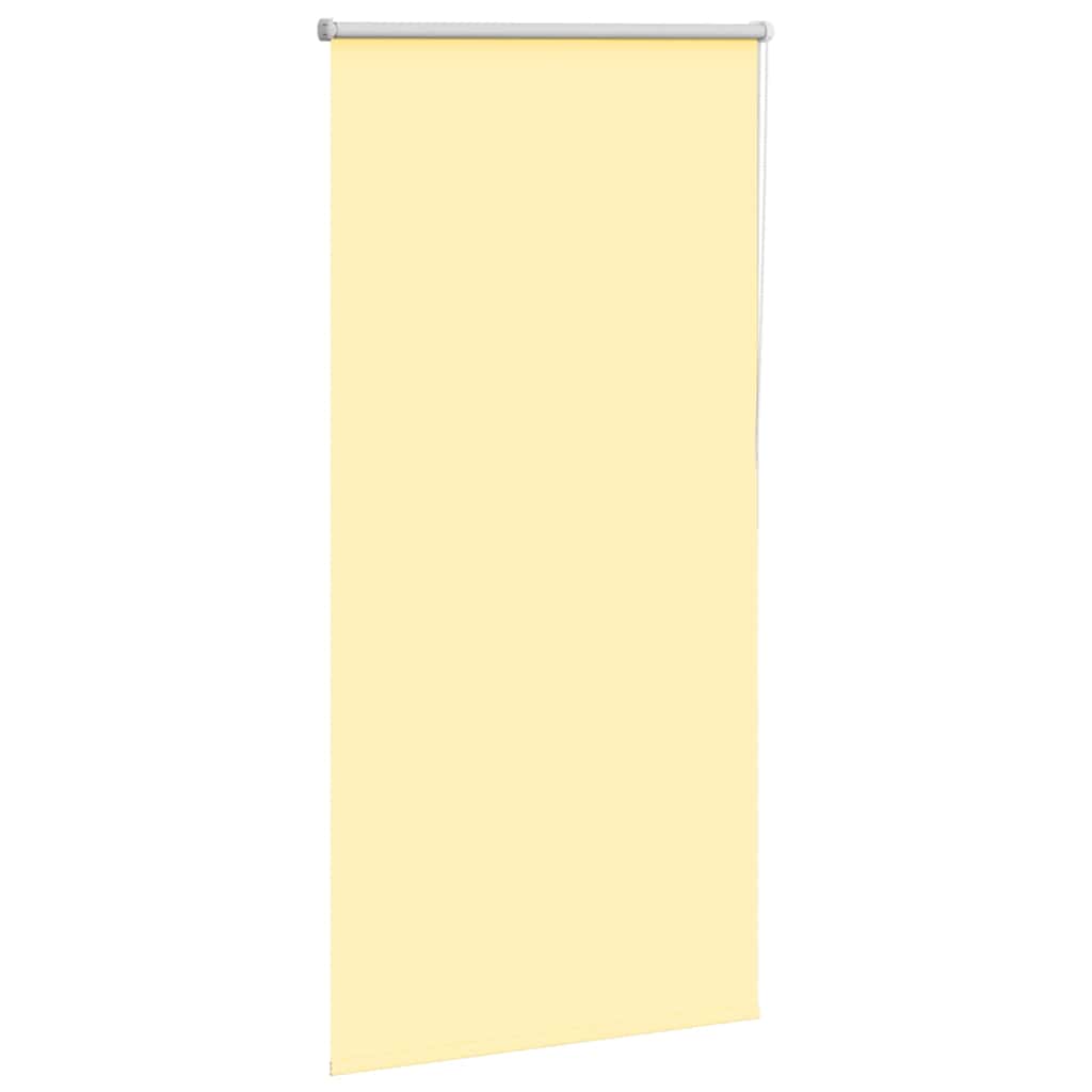 vidaXL Roleta zaciemniająca Żółta 70x130 cm Szerokość tkaniny 65,7 cm