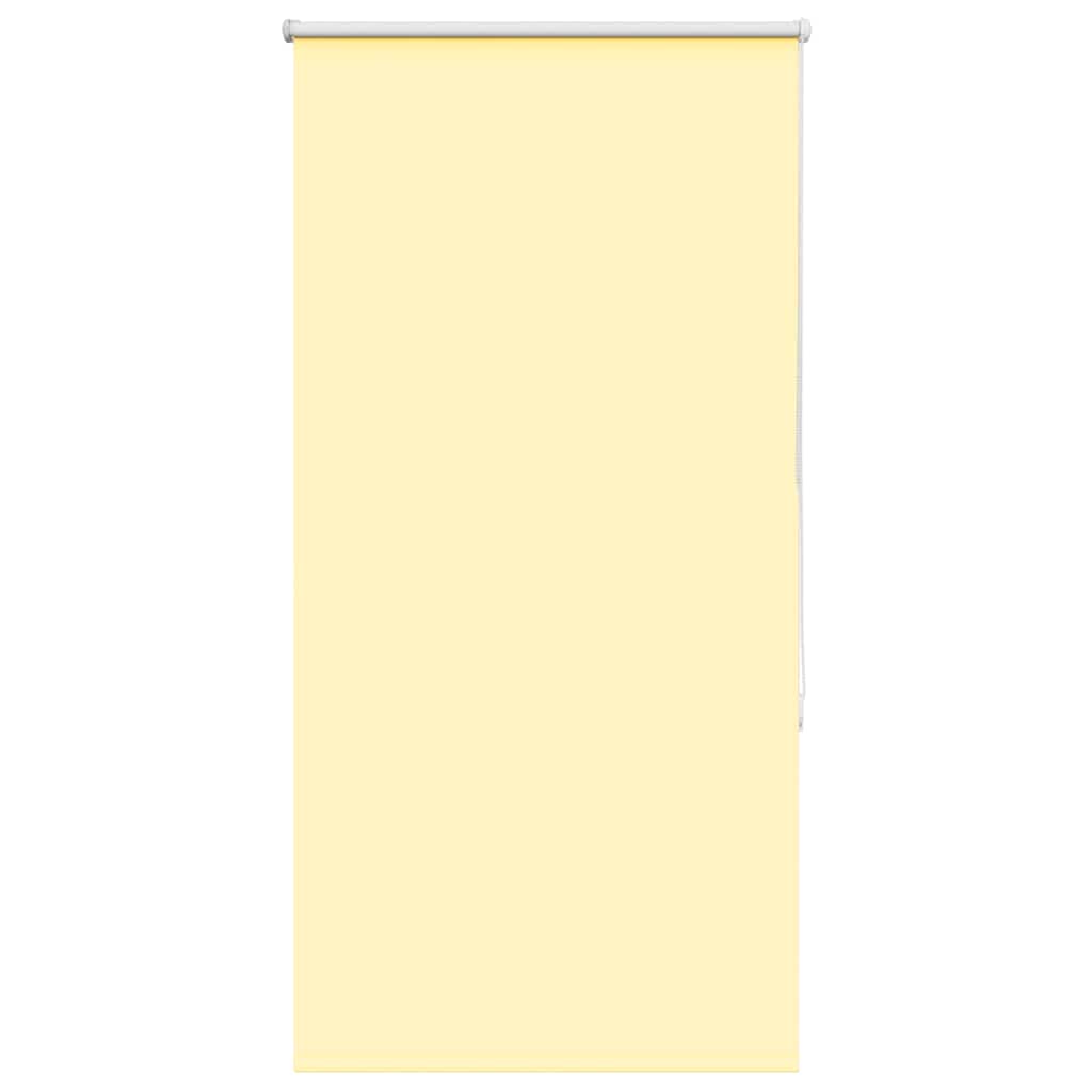 vidaXL Roleta zaciemniająca Żółta 75x130 cm Szerokość tkaniny 70,7 cm