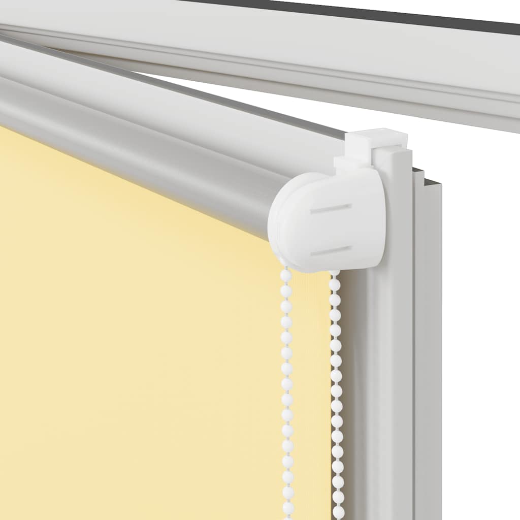 vidaXL Roleta zaciemniająca Żółta 75x130 cm Szerokość tkaniny 70,7 cm