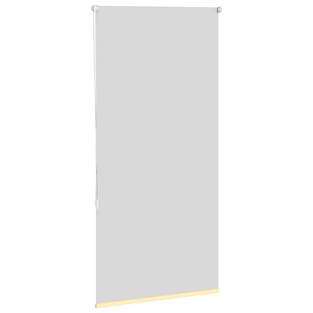 vidaXL Roleta zaciemniająca Żółta 80x130 cm Szerokość tkaniny 75,7 cm
