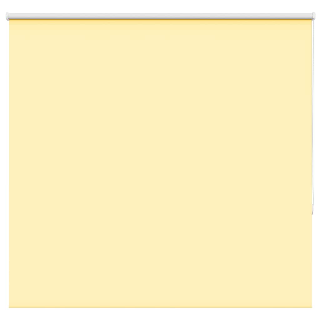 vidaXL Roleta zaciemniająca Żółta 155x130 cm Szerokość tkaniny 151,6cm