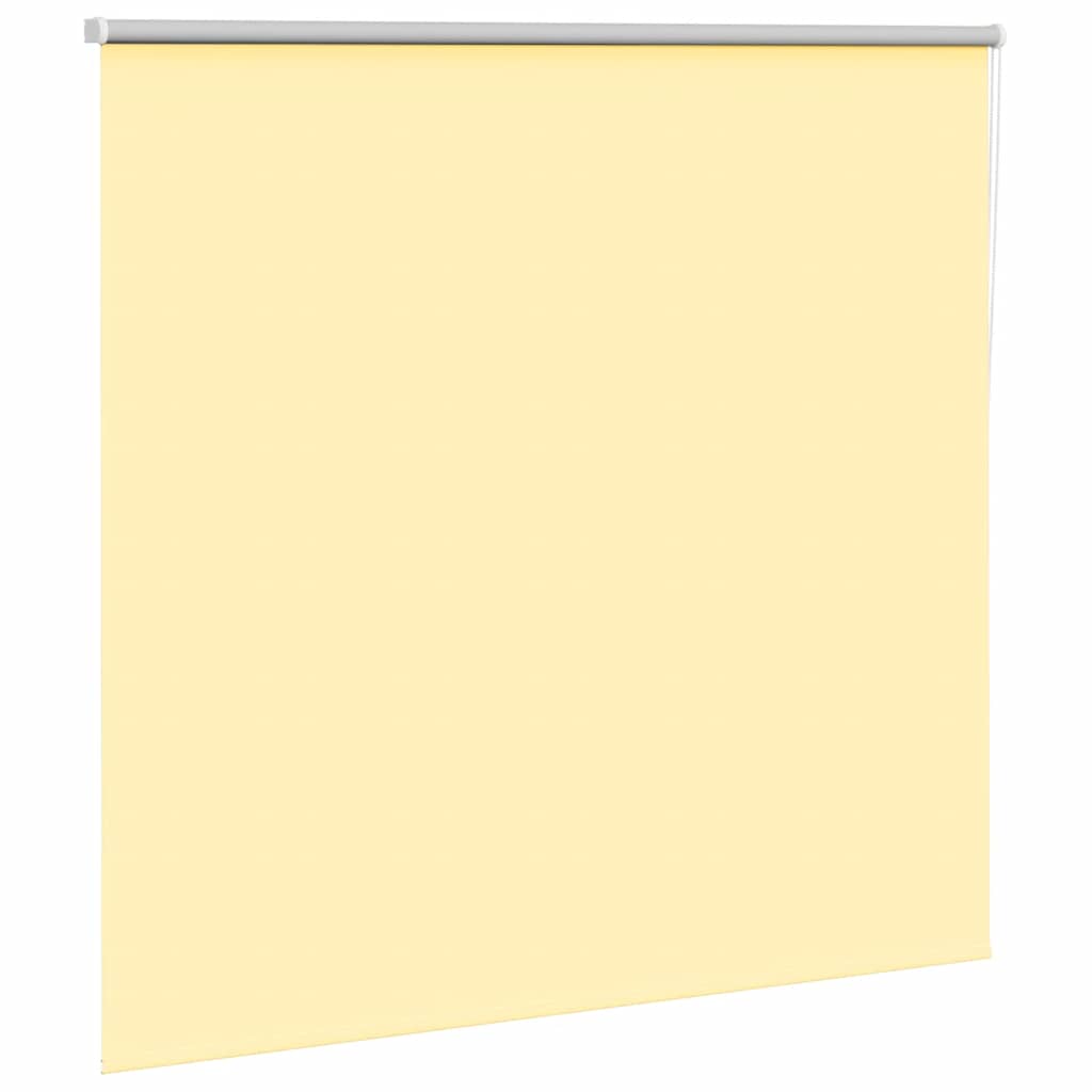 vidaXL Roleta zaciemniająca Żółta 155x130 cm Szerokość tkaniny 151,6cm
