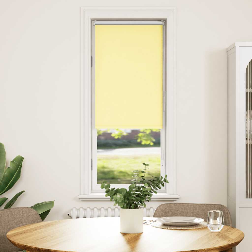 vidaXL Roleta zaciemniająca Żółta 60x150 cm Szerokość tkaniny 55,7 cm
