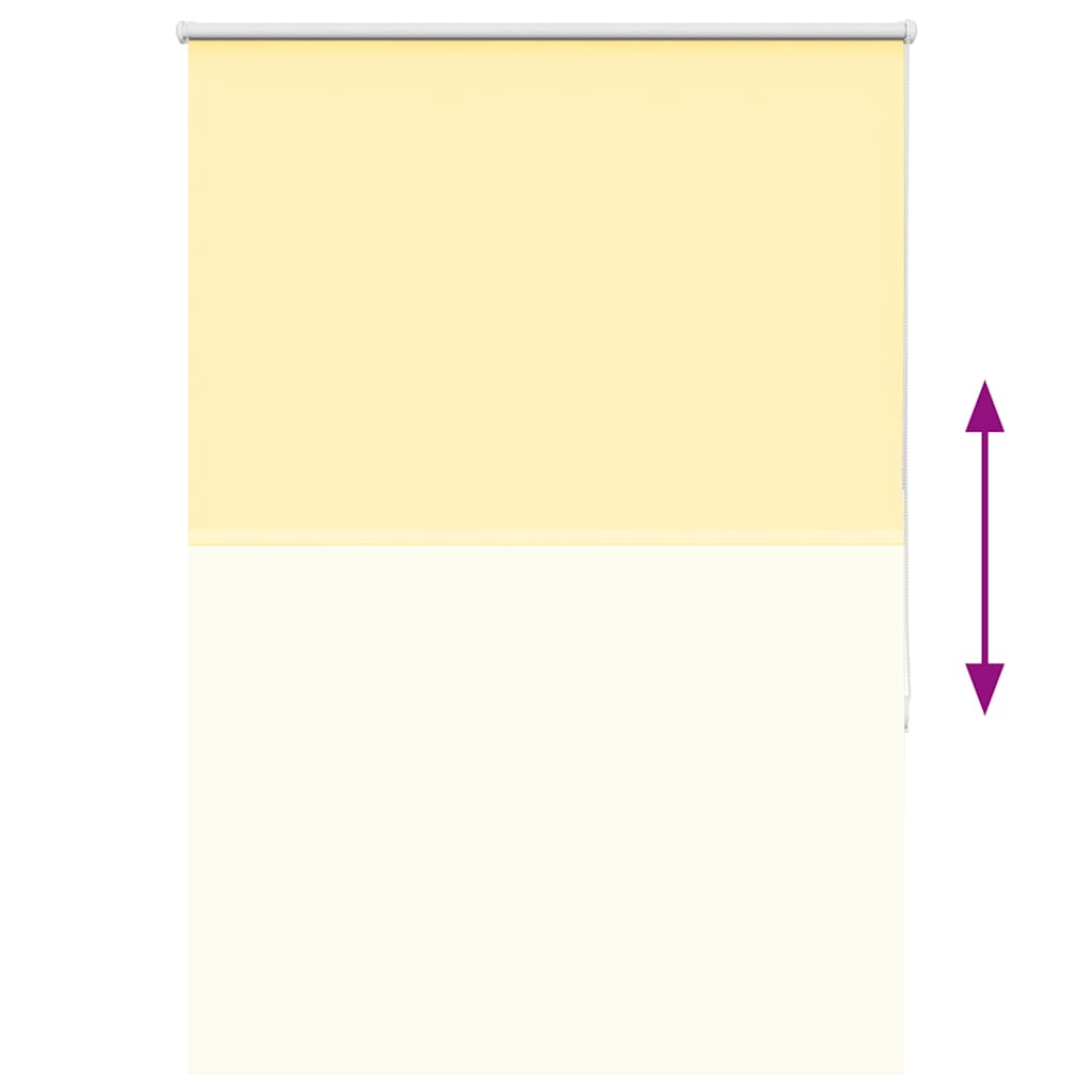 vidaXL Roleta zaciemniająca Żółta 90x150 cm Szerokość tkaniny 85,7 cm