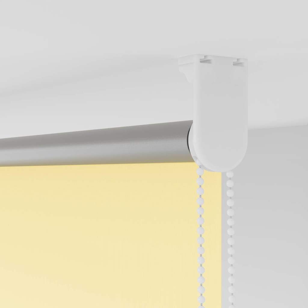 vidaXL Roleta zaciemniająca Żółta 140x150 cm Szerokość tkaniny 136,6cm