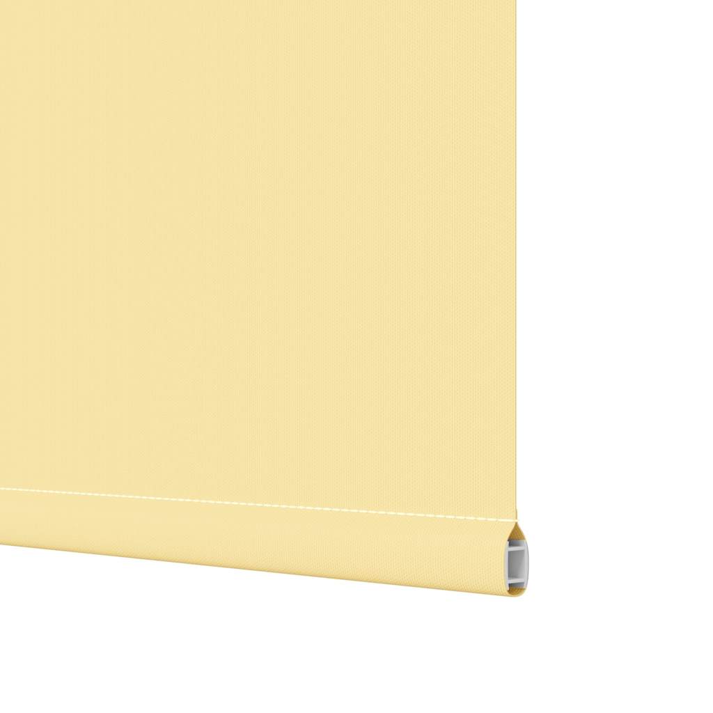 vidaXL Roleta zaciemniająca Żółta 140x150 cm Szerokość tkaniny 136,6cm