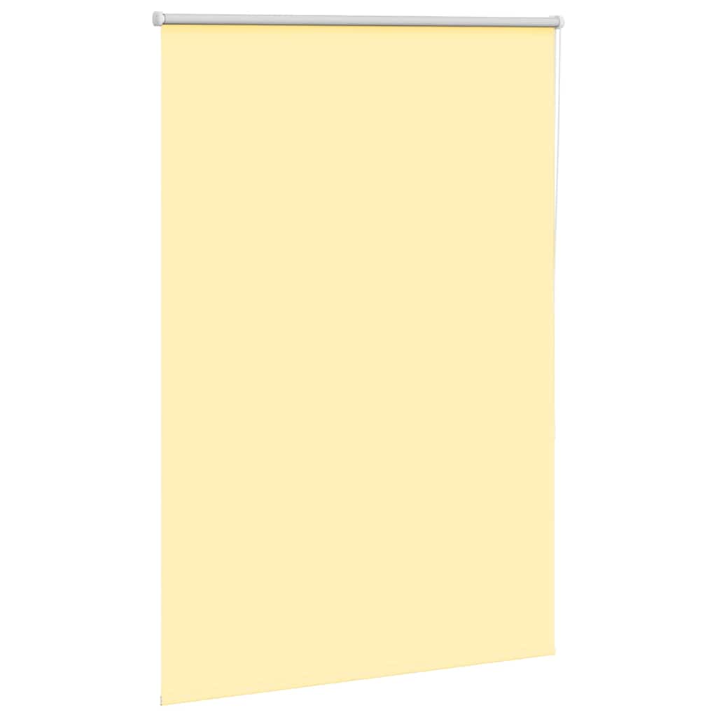 vidaXL Roleta zaciemniająca Żółta 100x175 cm Szerokość tkaniny 95,7 cm